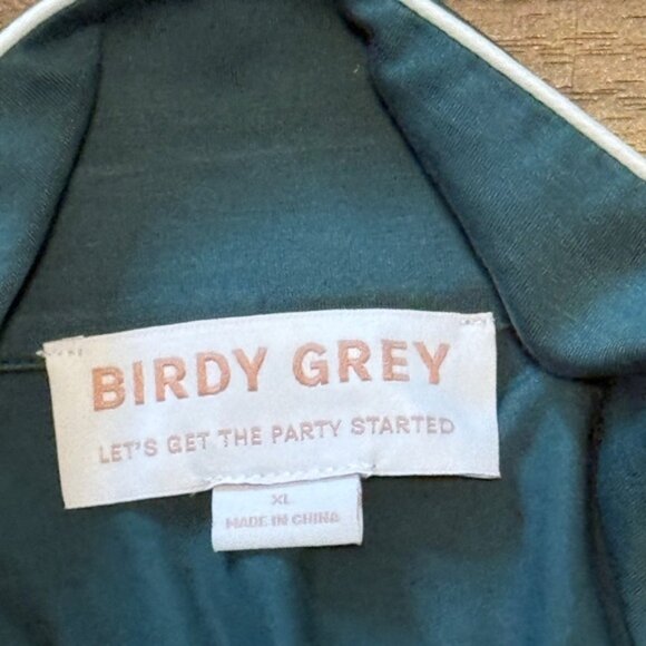 Birdy Grey Johnny Pajama Set Women’s XL Emerald Bamboo Soft Lightweight Sleep - Picture 2 of 4